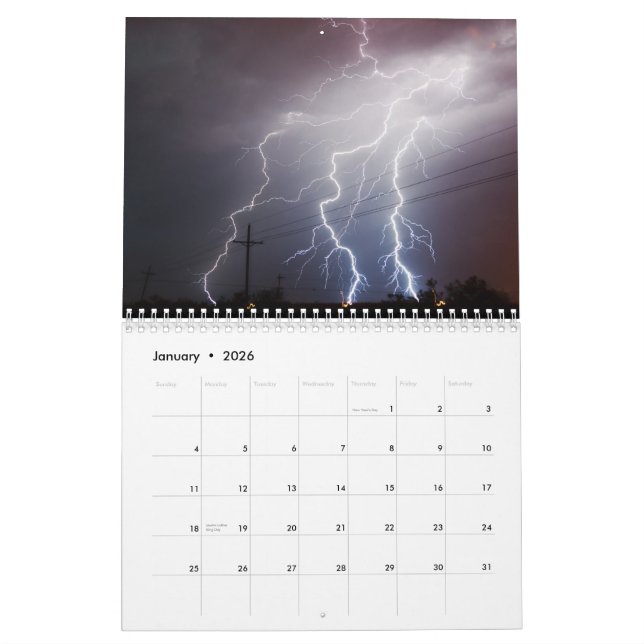 Dangerous Lightning 2013 calendar (Jan 2026)