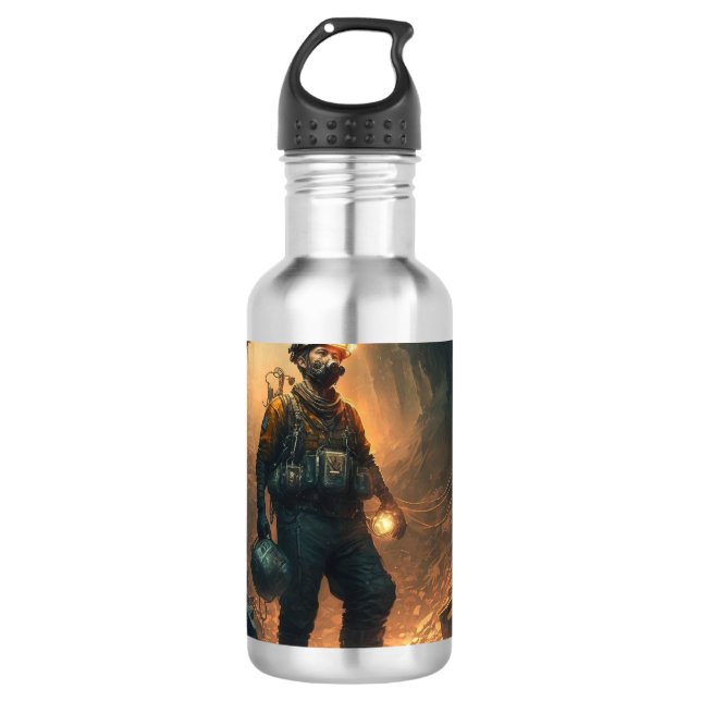 Dangerous Mines 532 Ml Water Bottle (Front)