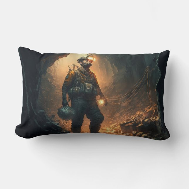 Dangerous Mines Lumbar Cushion (Front)