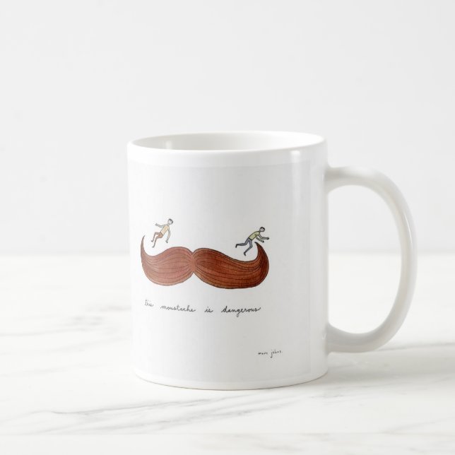 Dangerous Moustache Mug (Right)