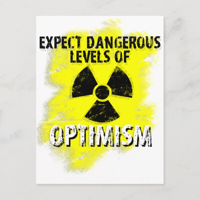 dangerous Optimism Postcard (Front)