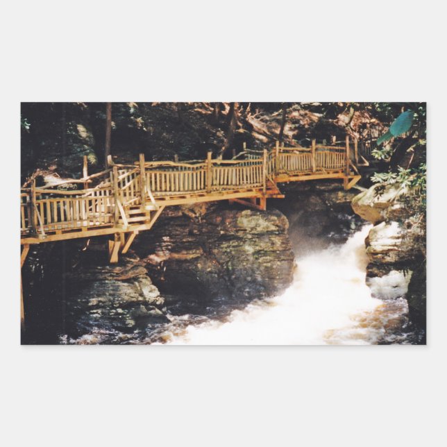 Dangerous Path Rectangular Sticker (Front)