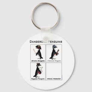 dangerous penguins key ring