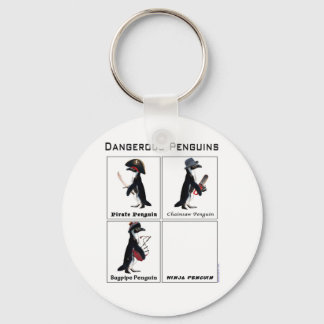 dangerous penguins key ring