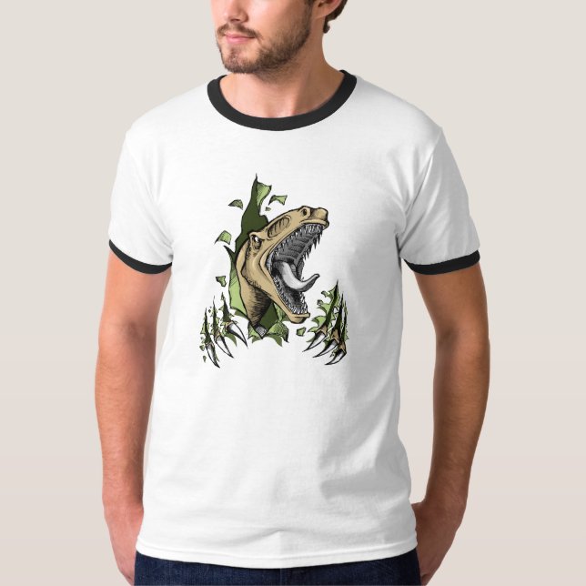 Dangerous Raptor Dinosaur Shirt (Front)