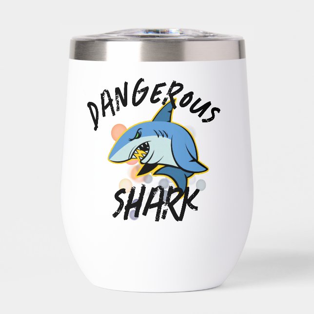 DANGEROUS shark  T-Shirt (Front)