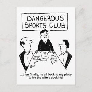 Dangerous Sports Club Postcard