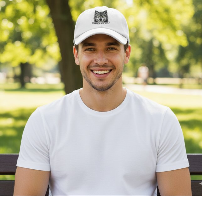 Dangerous Wolf Hat – Bold Wild Wolf Design Cap (Creator Uploaded)