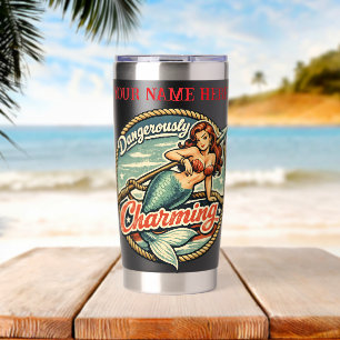 Dangerously Charming Mermaid Insulated Tumbler