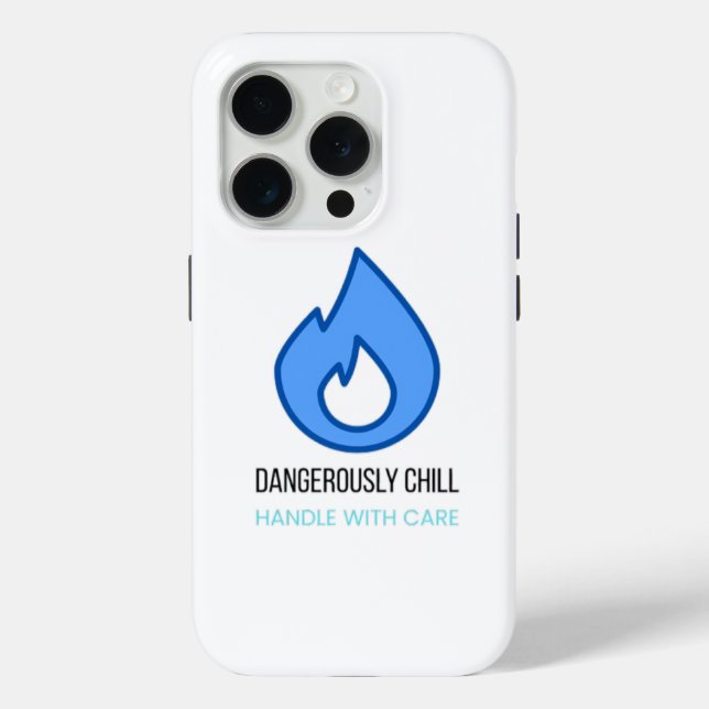 Dangerously Chill – Ice & Fire Case-Mate iPhone Case (Back)