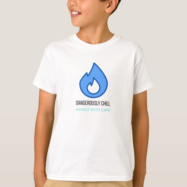 Dangerously Chill – Ice & Fire T-Shirt (Front)