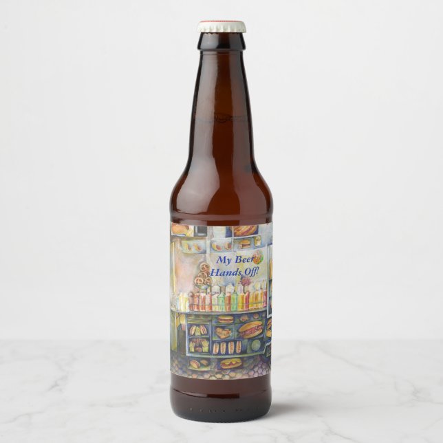Dangerously Close To Fun Beer Bottle Label (Front)