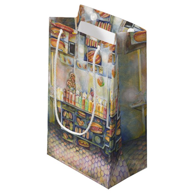 Dangerously Close To Fun Small Gift Bag (Front Angled)