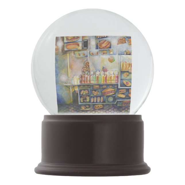 Dangerously Close To Fun Snow Globe (Front)