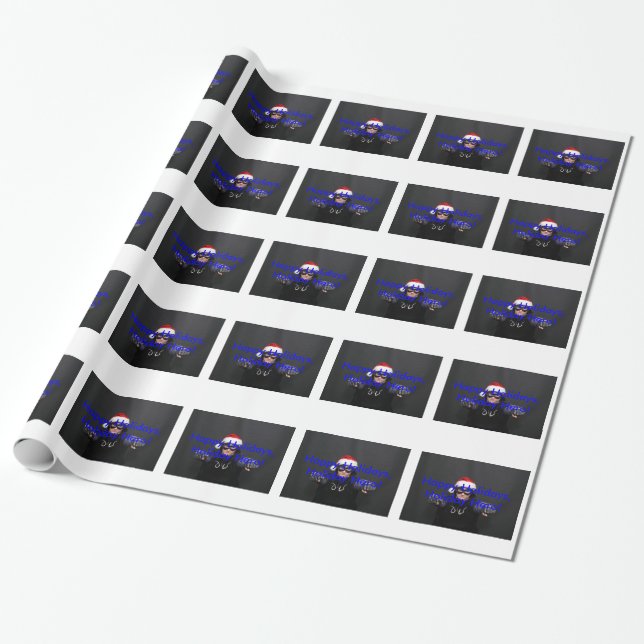 DangerWoman Holiday Hero Gift Wrap (Unrolled)