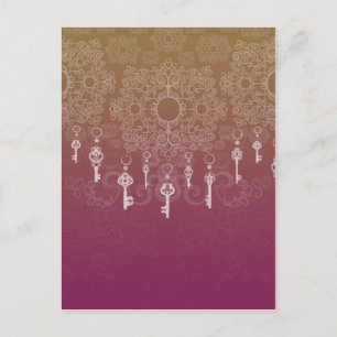 Dangle Keys Postcard