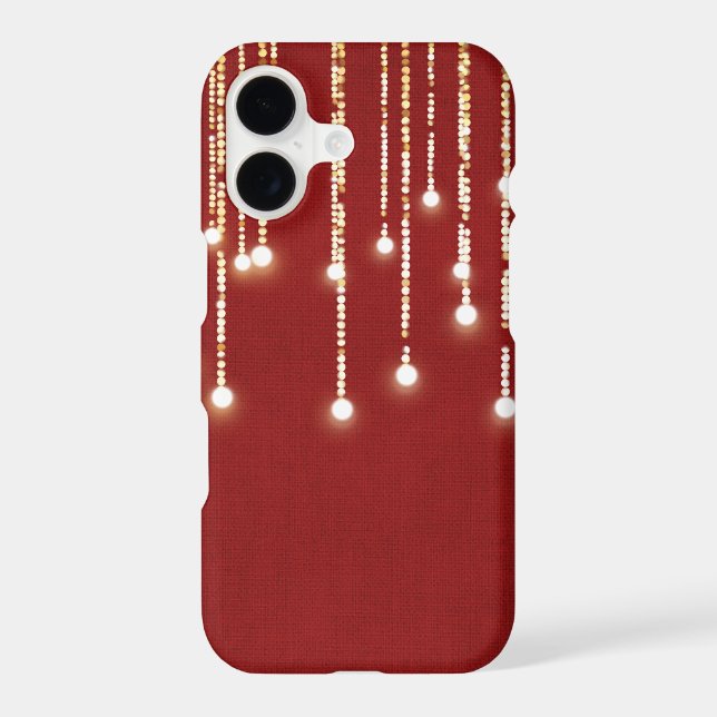 Dangling Glowing Lights on Red (Back)