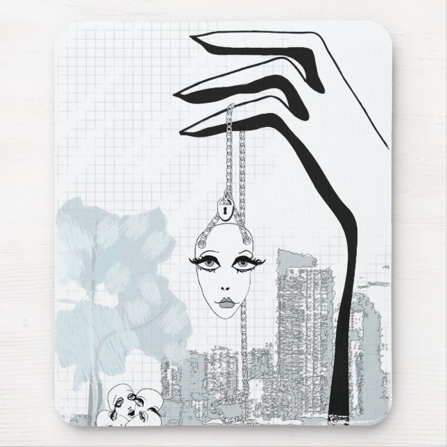 Dangling Participles Mouse Pad (Front)