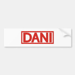 Dani Stamp Bumper Sticker