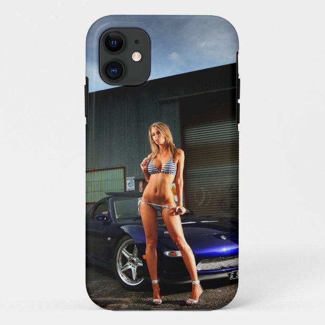 Dani y el RX7 Case-Mate iPhone Case (Back)