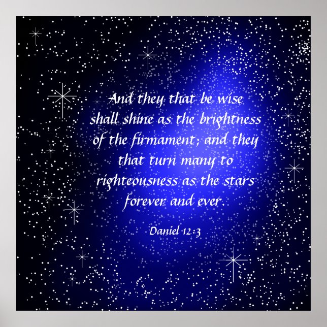 Daniel 12:3 Canvas Print (Front)