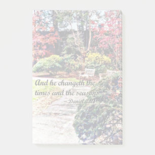 Daniel 2:21 - And he Changeth Post-it Notes