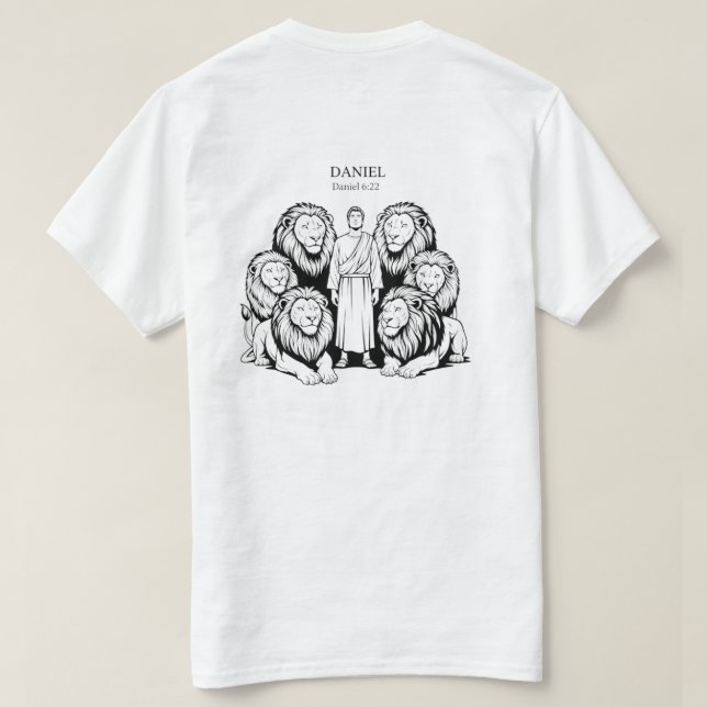 Daniel 6:22 T-Shirt (Design Back)