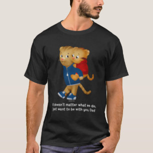 Daniel And Dad Tiger Dark T-Shirt