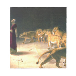 Daniel Answer To King In Lions Den Briton Riviere Notepad