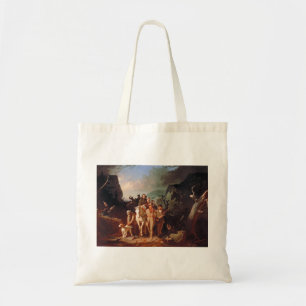 Daniel Boone escorting settlers Tote Bag