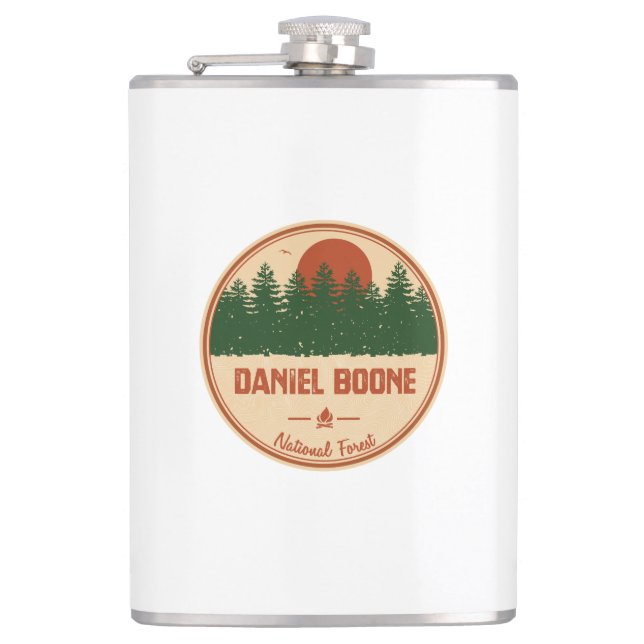 Daniel Boone National Forest Hip Flask (Front)