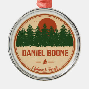 Daniel Boone National Forest Metal Tree Decoration