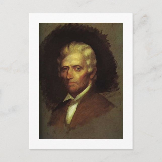 Daniel Boone Postcard (Front)