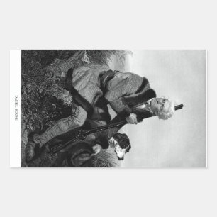 Daniel Boone Rectangular Sticker