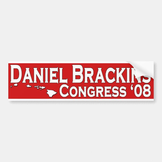 Daniel Brackins for Congress Bumper Sticker (Front)