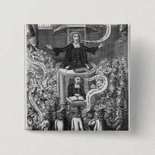 Daniel Burgess, illustration from 'Portraits 15 Cm Square Badge