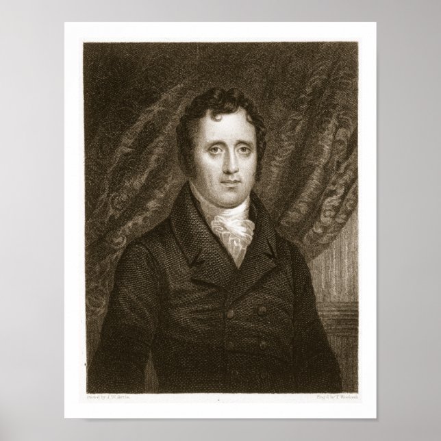 Daniel D. Tompkins (1774-1825) engraved by Thomas Poster (Front)