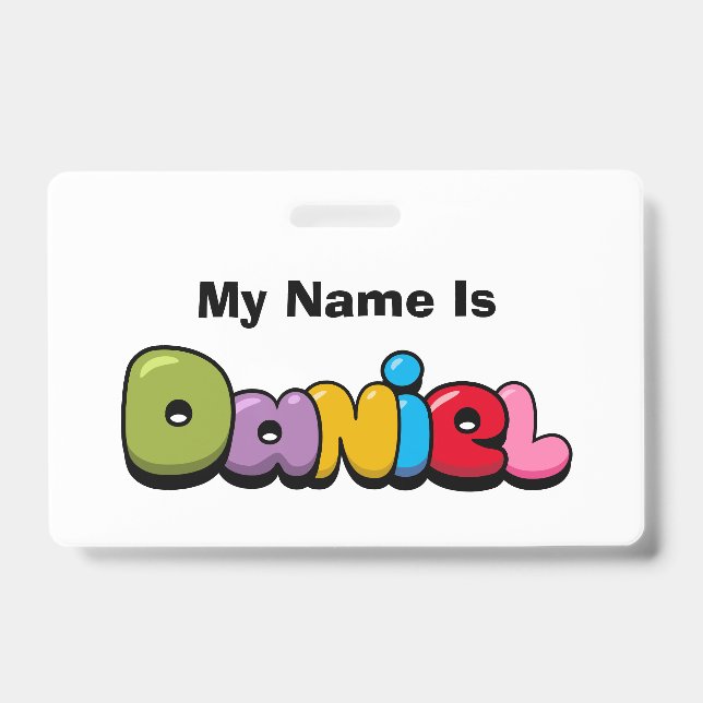 Daniel ID Badge (Front)