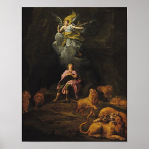 Daniel in the Den of Lions Poster