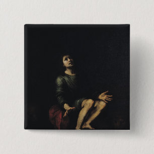 Daniel in the Lions' Den 2 15 Cm Square Badge
