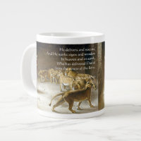 Daniel in the Lion's Den Bible Art Scripture