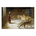 Daniel in the Lion's Den Bible Art Scripture