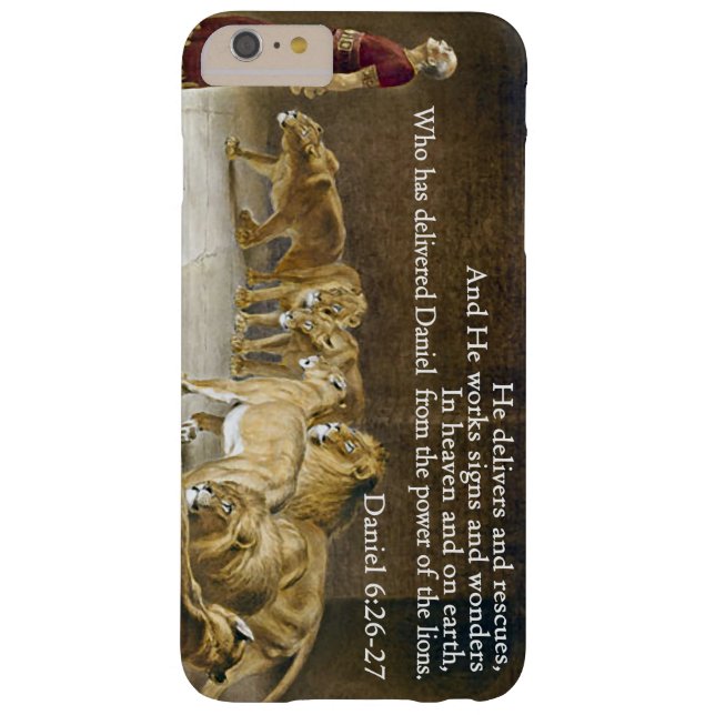 Daniel in the Lion's Den Bible Scripture Christian Case-Mate iPhone Case (Back)