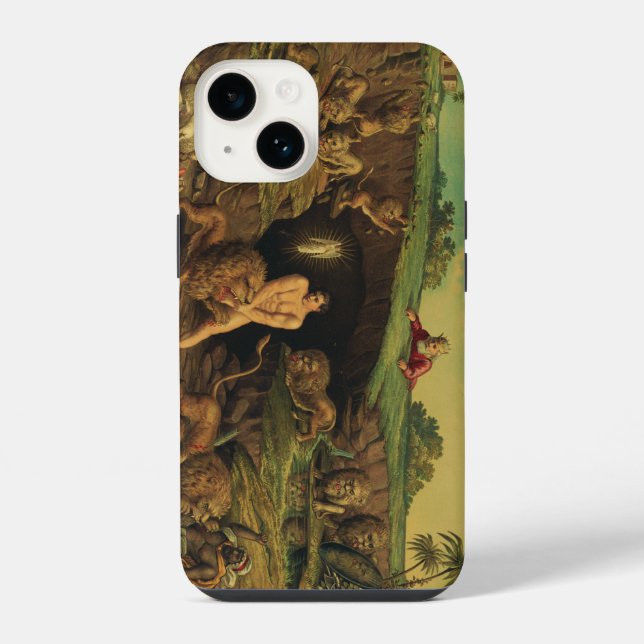 Daniel in the Lions' Den iPhone Case (Back)
