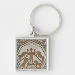 Daniel in the Lions' Den Key Ring