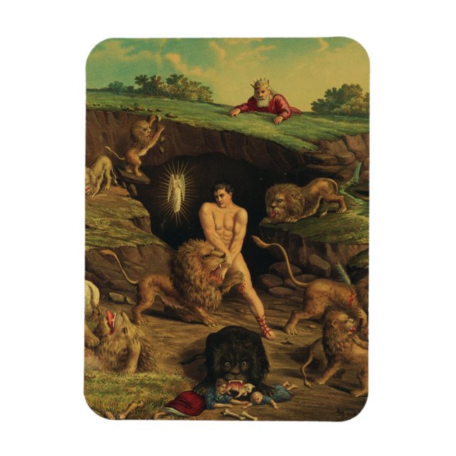 Daniel in the Lions' Den Magnet (Vertical)