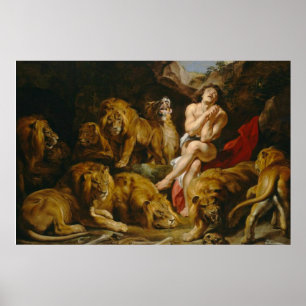 DANIEL IN THE LIONS DEN POSTER
