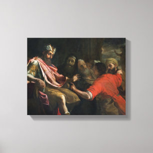 Daniel Interpreting Nebuchadnezzar's First Dream ( Canvas Print