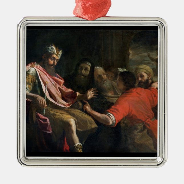 Daniel Interpreting Nebuchadnezzar's First Dream ( Metal Tree Decoration (Front)