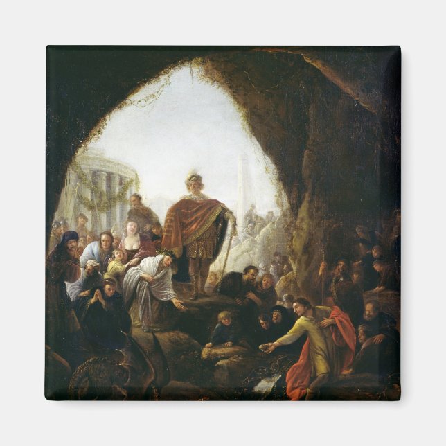 Daniel Killing the Dragon of Baal Magnet (Front)